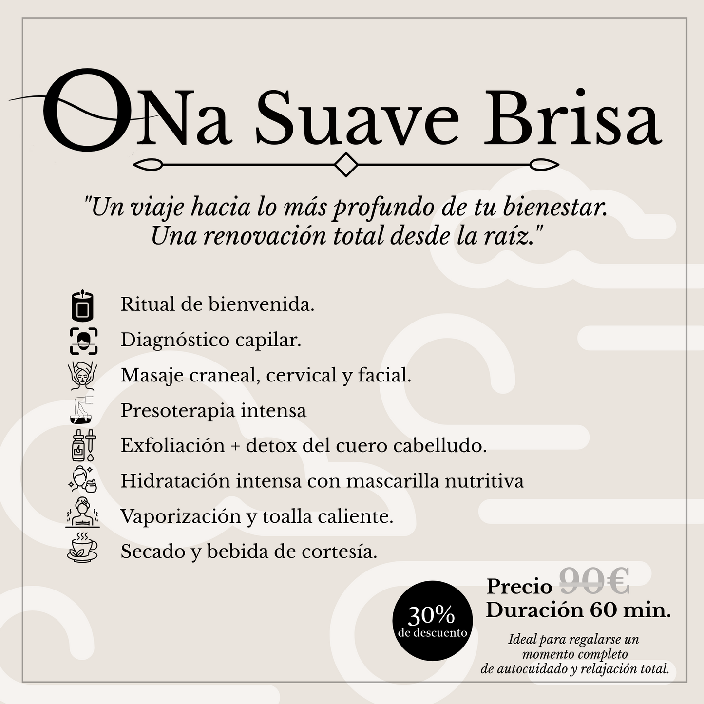 Bono 4 Sesiones Ona Suave Brisa